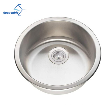 Wholesale High Quality Single Bowl Undermount Cheap Prices Stainless Steel Round Kitchen Sink